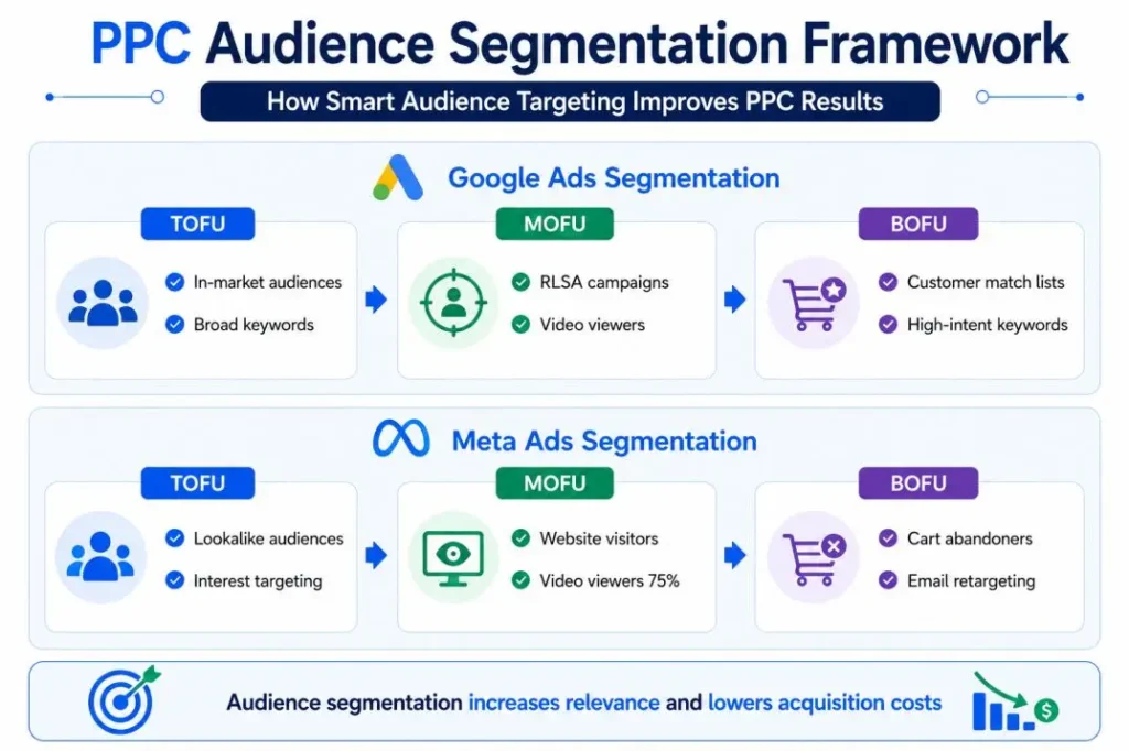 Audience segmentation increases relevance and lowers acquisition costs